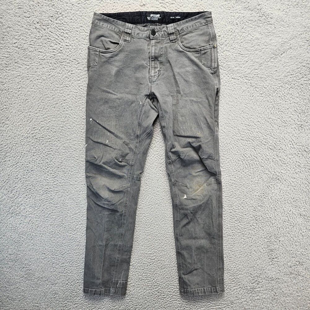 Off Grid Trail‎ Blazer Pants Mens 32x32 Black Canvas Taper Fit